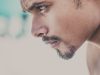 man s face